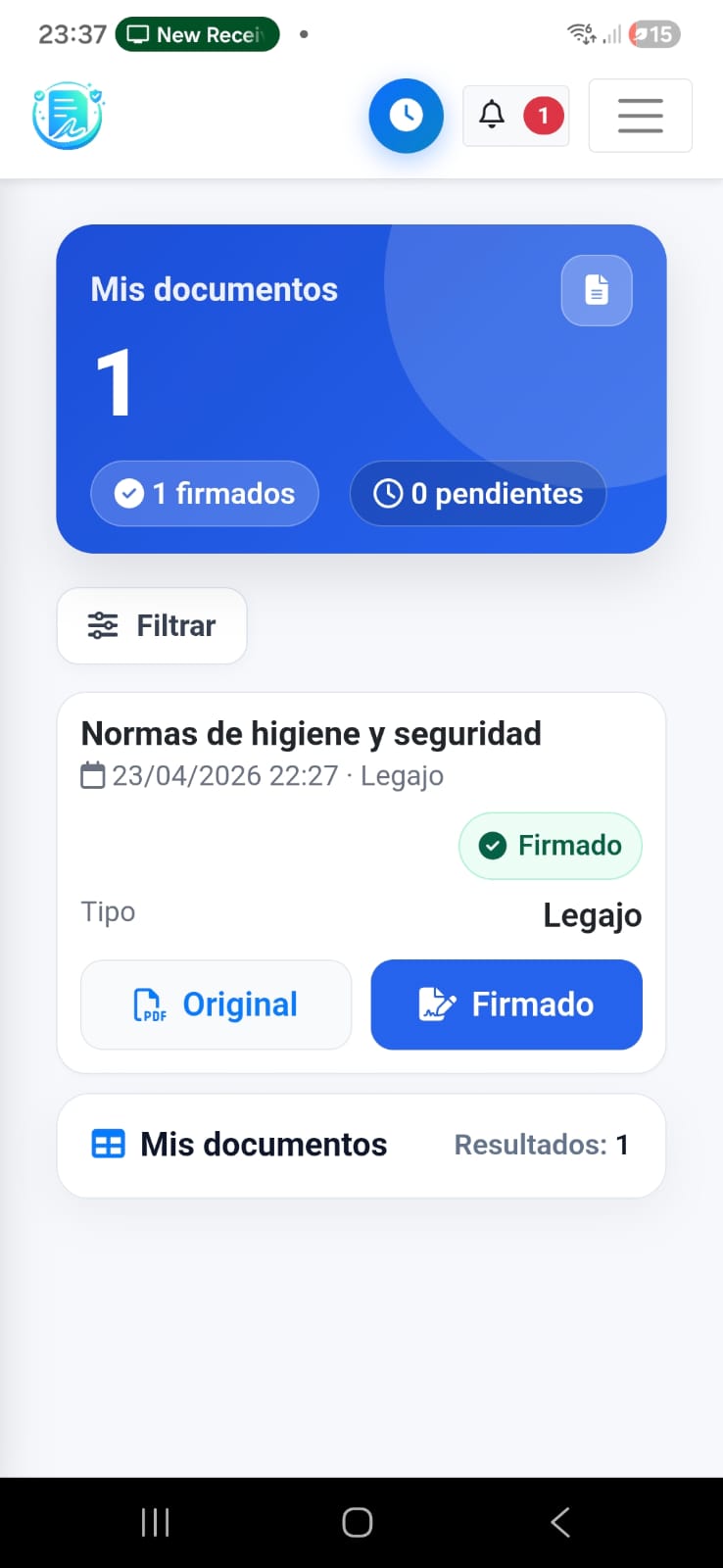 Mis documentos